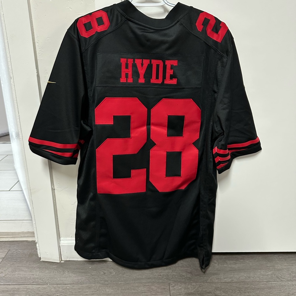Black and Red NFL Jersey